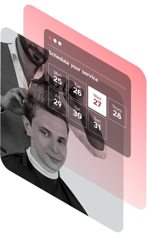 Scheduling software for salon