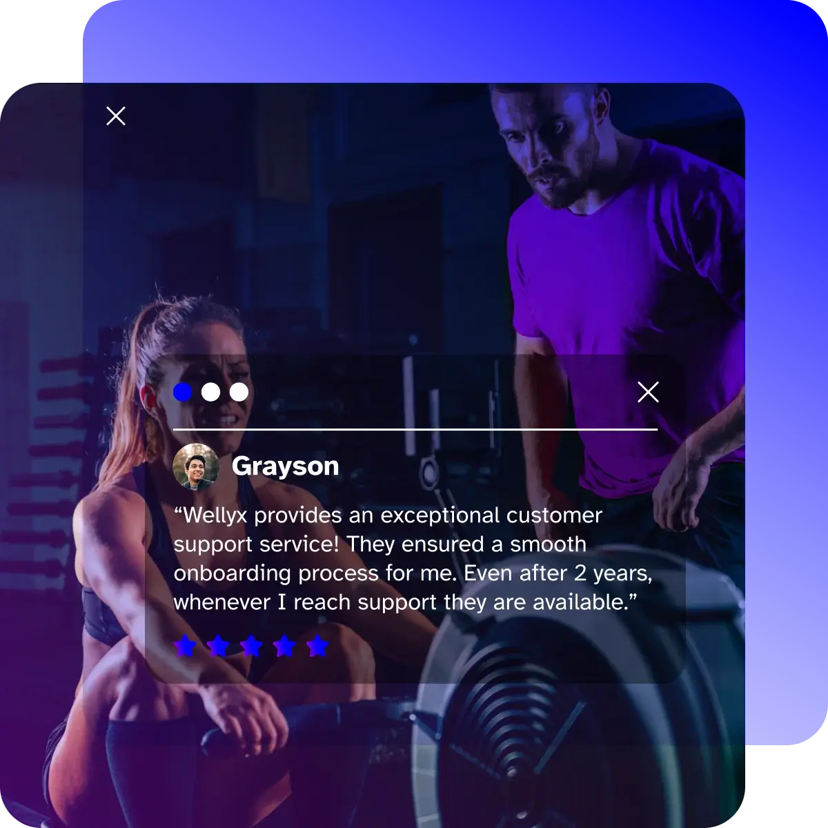 Switch to wellyx 24 hours customer support