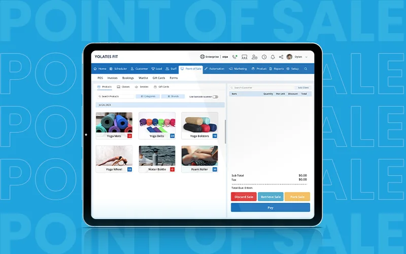 Yoga software makes online payments easy
