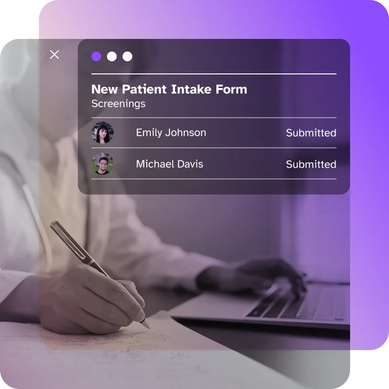 Clinics form management system by Wellyx