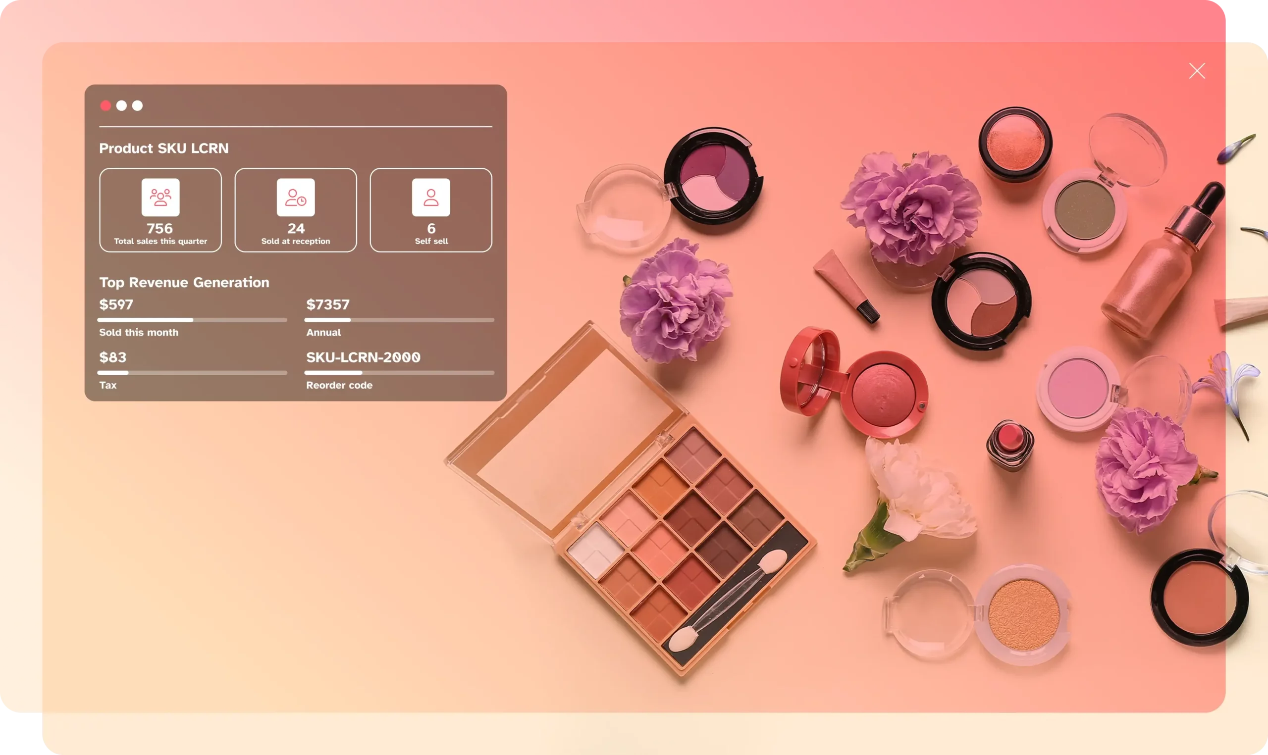 Makeup Artists inventory management system