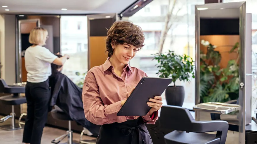 Salon scheduling app