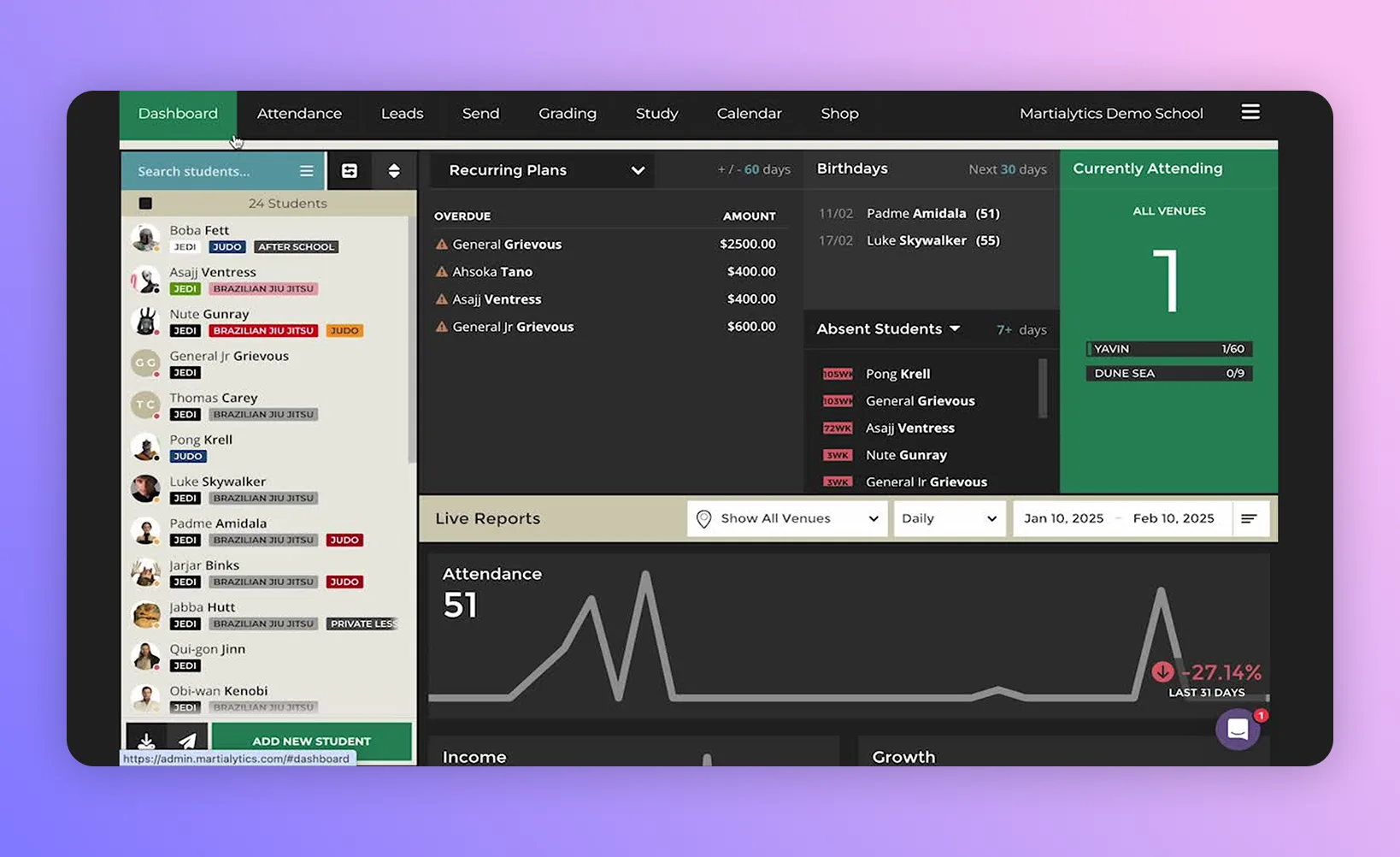 Martialytics martial arts software