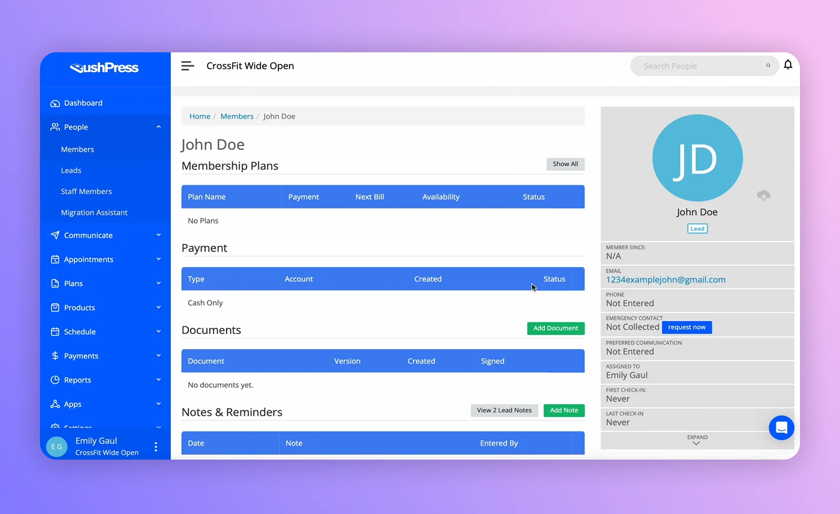PushPress martial arts software