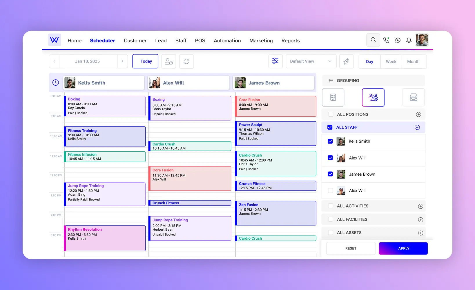 Wellyx gym crm software