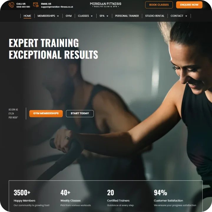wellyx meridian fitness theme
